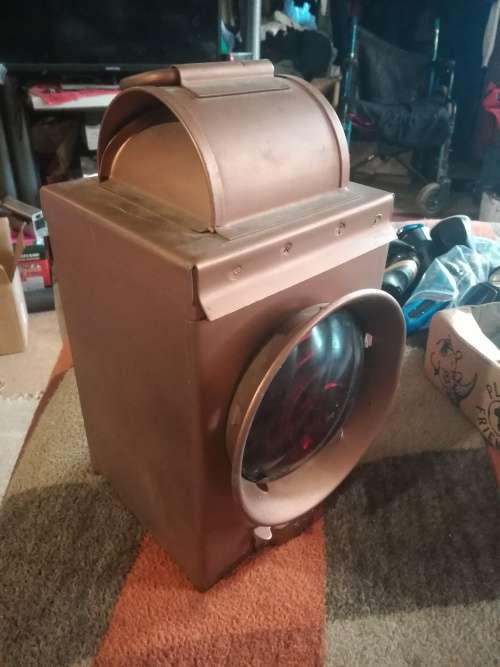 Railway signal lamp vintage