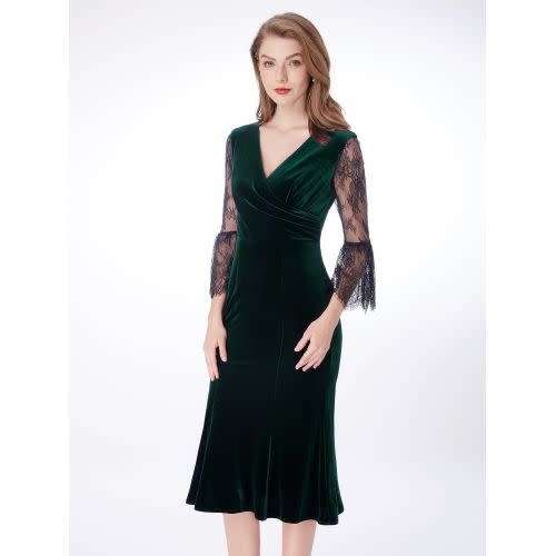 Velvet Cocktail Dress