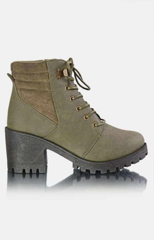 Ladies` Trapper Boots Olive