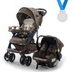 Chelino Tech Rider Baby Travel System | Brown Circles