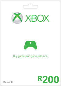 Xbox LIVE Gift Card R200 (Email Delivery)
