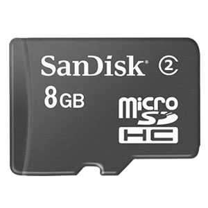 8 gig memory card micro with adaptor