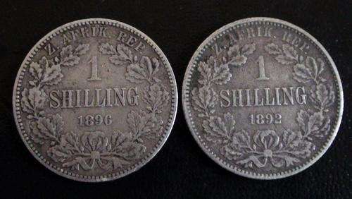 1896 and 1892 One shilling for one bid