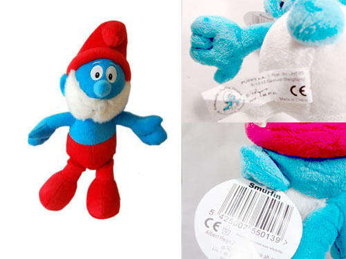 The Smurfs - Soft Toy 24cm (Father Smurf)