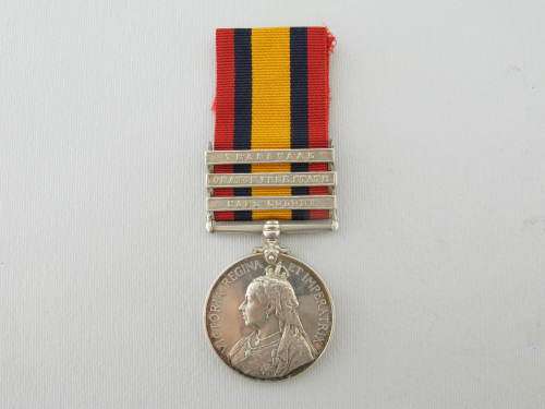 QSA Medal with clasps CC, OFS, TVL: Lieutenant D.S JOPLING, Kitchener¿s F.S
