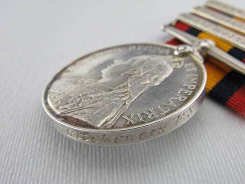 QSA Medal with clasps CC, OFS, TVL: Lieutenant D.S JOPLING, Kitchener¿s F.S