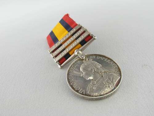 QSA Medal with clasps CC, OFS, TVL: Lieutenant D.S JOPLING, Kitchener¿s F.S