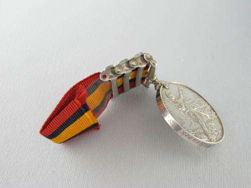 QSA Medal with clasps CC, OFS, TVL: Lieutenant D.S JOPLING, Kitchener¿s F.S