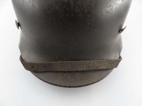 Orginal WW2 M35 "Quist" double decal Luftwaffe Helmet