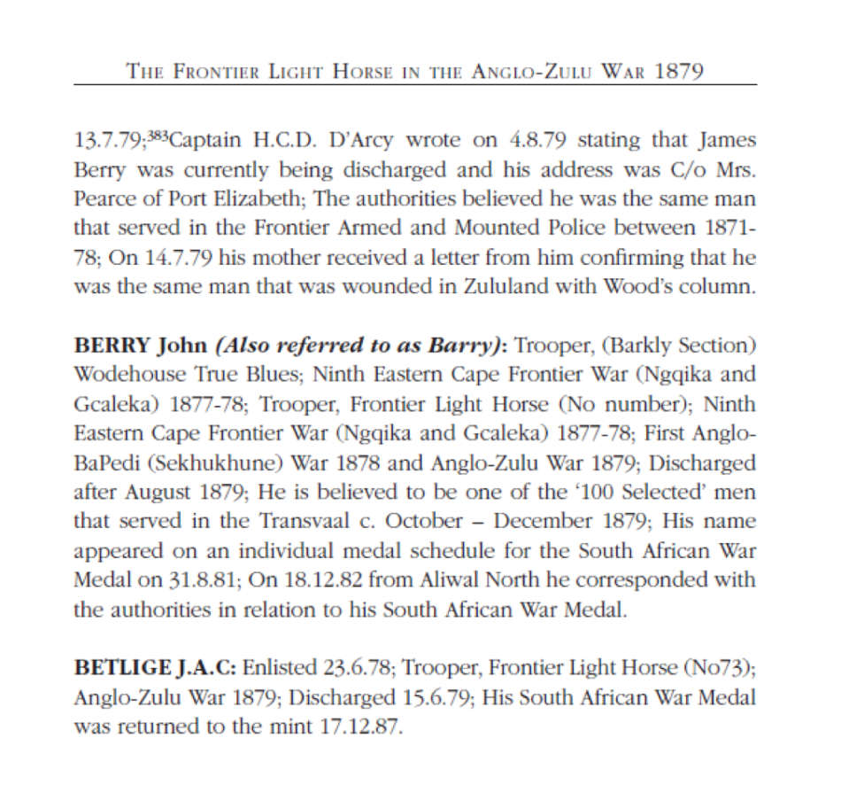 The Frontier Light Horse in the Anglo-Zulu War 1879