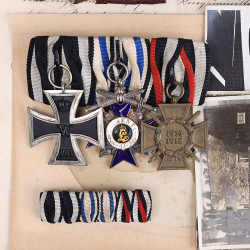 WW1 Lieutenant Iron Cross Medal Grouping