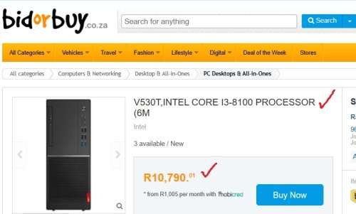 !! 8TH GEN LENOVO CORE-i3 8100 !!