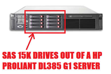 !! SERVER DRIVES - 2.5" SAS 15'000 RPM - LOT!!