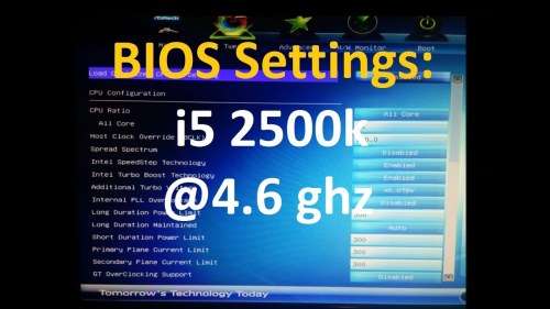 ! BLAZING i5 2500 "K" CPU 4.6 GHZ !!