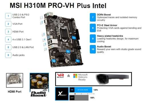 !! 9TH GEN 4.4GHZ, 6-CORE GAMING i5-9500 TOWER !!