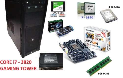 !! INTEL i7 - 3820 GAMING TOWER !!