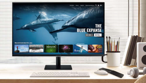 !! MASSIVE SAMSUNG SMART 27`inch 2021 RETAIL MONITOR !!