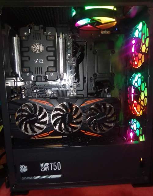 !! INTEL i7-I0700,10th Gen + GTX 1080 G1-GAMING 8GB  GPU, COMPLETE!!