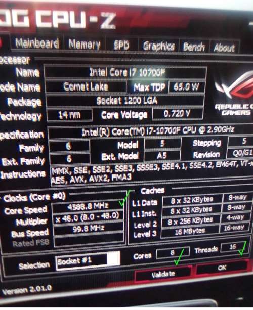 !! INTEL i7-I0700,10th Gen + GTX 1080 G1-GAMING 8GB  GPU, COMPLETE!!