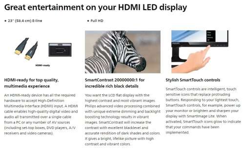 ! PHILIPS 23` inch 234EL LED MONITOR!!