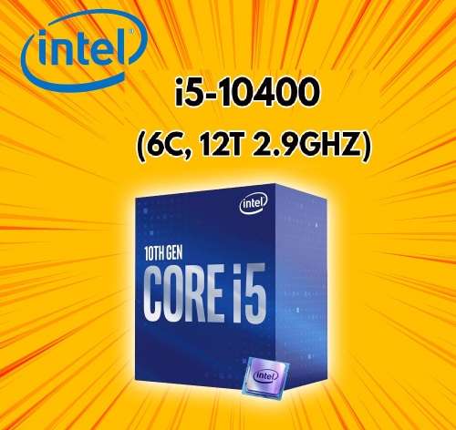 !! 10TH GEN CPU - i5 10400 / 4.3 GHZ / 6 CORES 12 THREADS !!