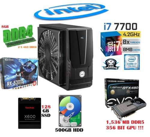 !! INTEL GAMING PC - i7 7700 (7th GEN) + GPU !!