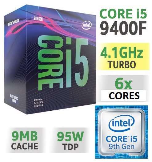 !! INTEL 9th GEN 6-CORE GAMING RIG + 4GB RX570 OC GPU !!