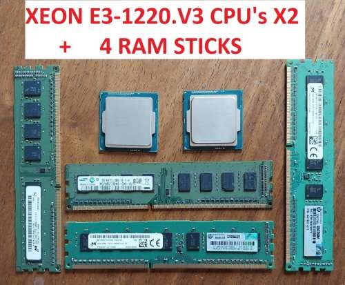 !! HP SERVER COMPONENTS - CPU`s RAMs RAID HDD`s !!