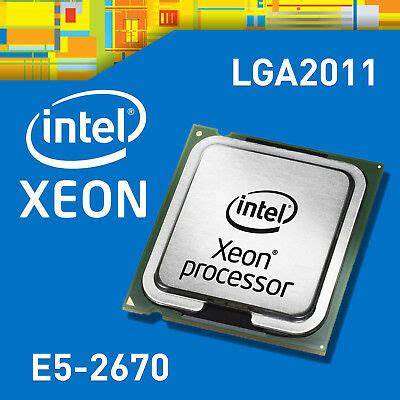 !! INTEL 8-CORE/ 16-THREAD E5-2670 XEON CPU !!
