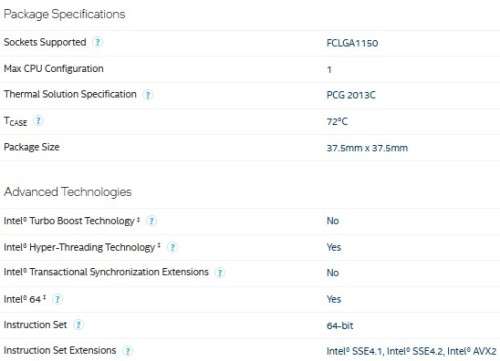 !! INTEL CORE i3-4150 CPU !!