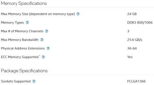 !! INTEL W-3565 XEON CPU !!