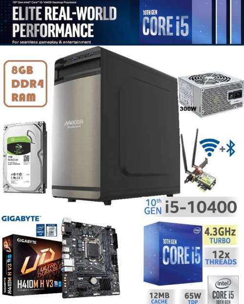 !! INTEL CORE i5 10TH Gen + 8GB RAM + WiFi - LATE MODEL PC !!