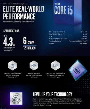 !! INTEL CORE i5 10TH Gen + 8GB RAM + WiFi - LATE MODEL PC !!