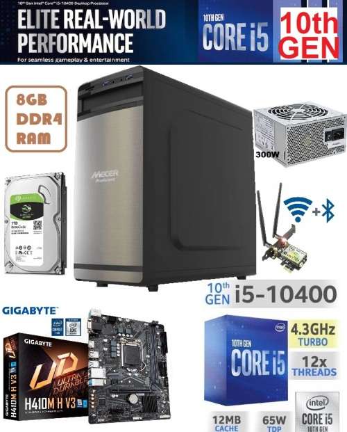 !! INTEL CORE i5 10TH Gen + 8GB RAM + WiFi - LATE MODEL PC !!