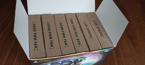 ANTEC ARGB GAMING PC LIGHTING SYSTEM (3 LED FANS & 2 LED STRIPS + CONTROLLER)