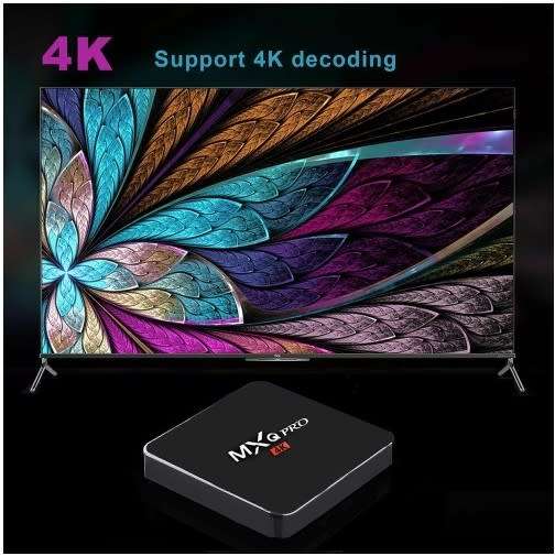 MXQ PRO Tv Box With 1000+ Streaming Channels, Movies, Series and Live Sports