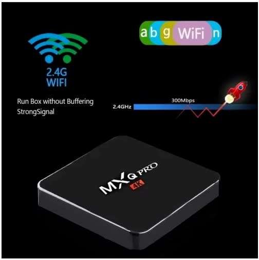 MXQ PRO Tv Box With 1000+ Streaming Channels, Movies, Series and Live Sports