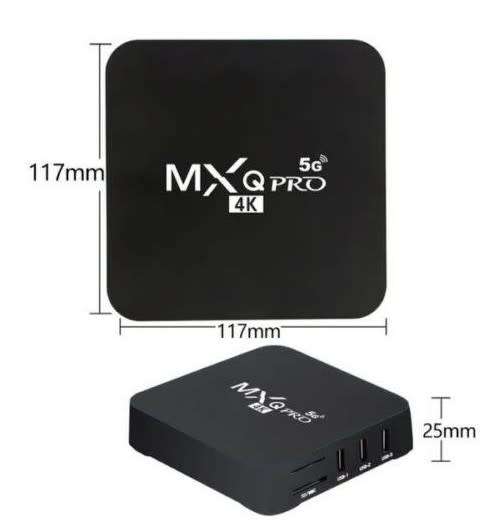 MXQ PRO Tv Box With 1000+ Streaming Channels, Movies, Series and Live Sports