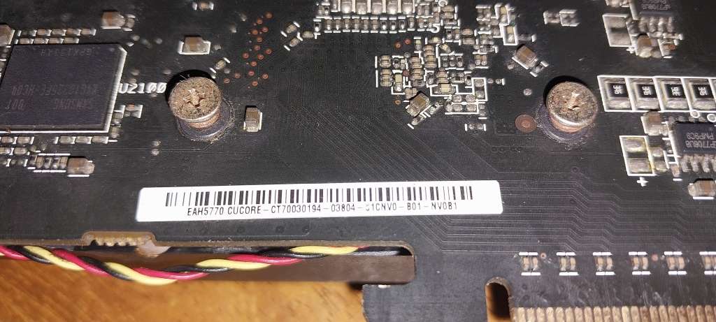 !! ASUS EAH 5770 2GB GPU GRAPHICS CARD - PARTS OR REPAIR !!