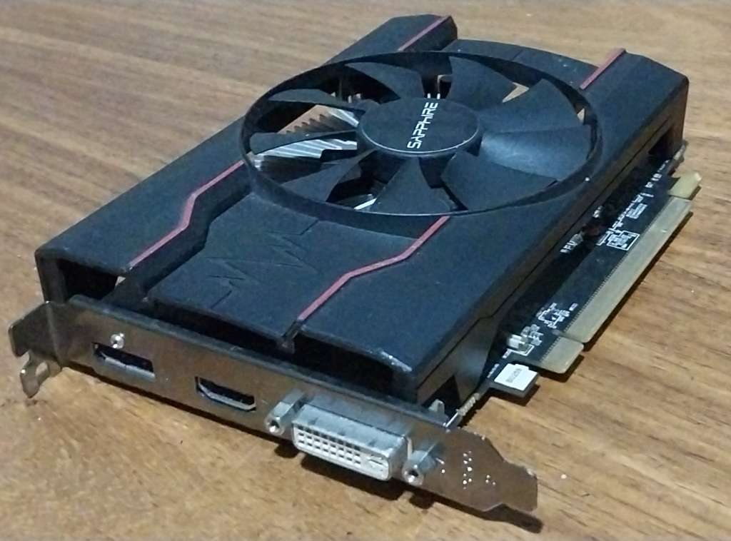 !! AMD SAPPHIRE RX 550 2GB GPU GRAPHICS CARD - PARTS OR REPAIR !!