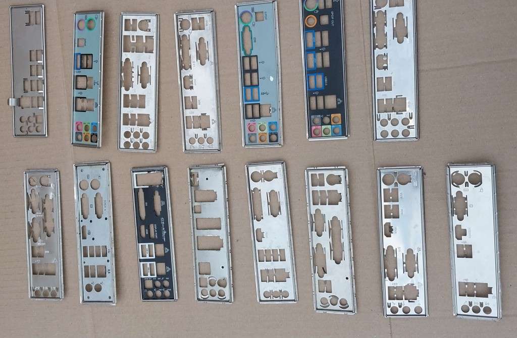 Lot of 15 Various PC Rear IO / Dust Shields