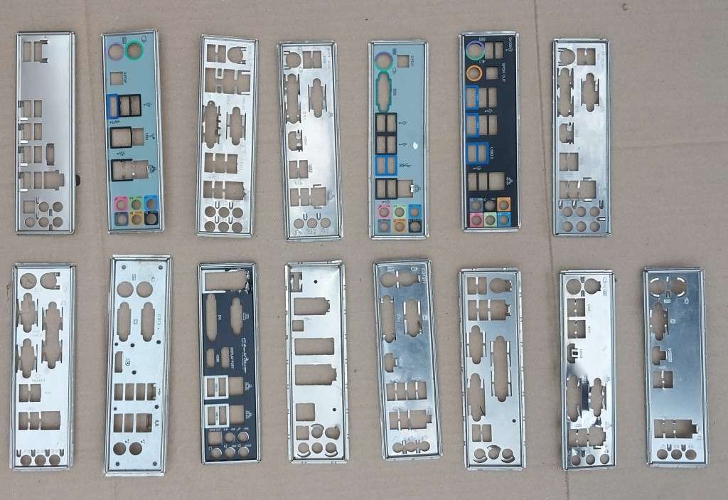 Lot of 15 Various PC Rear IO / Dust Shields