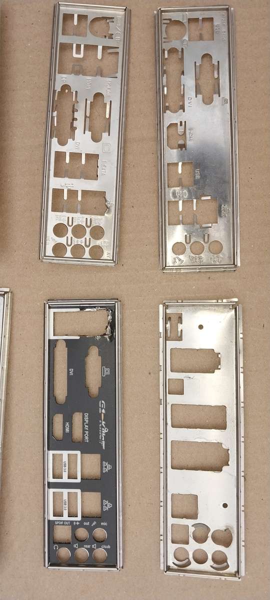 Lot of 15 Various PC Rear IO / Dust Shields