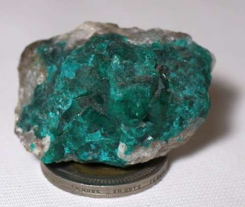 Dioptase on Matrix
