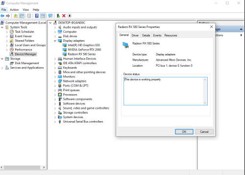 RX 580 8GIG READ DESCRIPTION