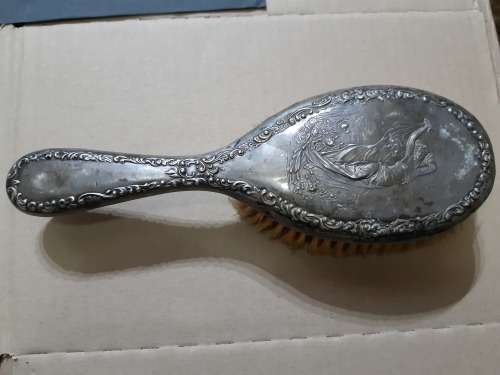 138gm BIRMINGHAM HALLMARKED STERLING SILVER BRUSH