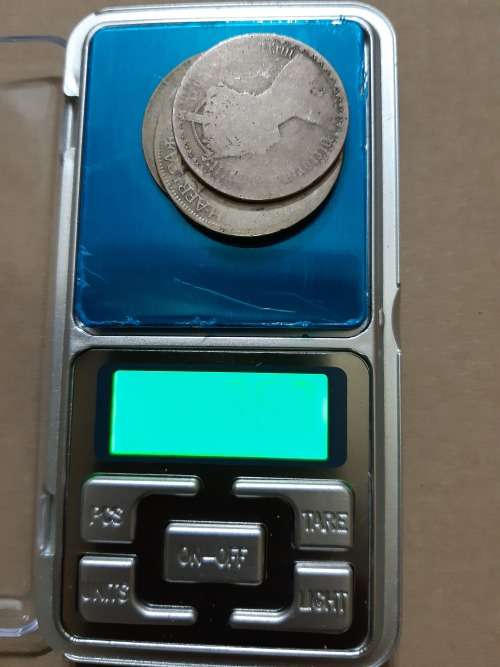 36.7gm SCRAP SILVER COINS.