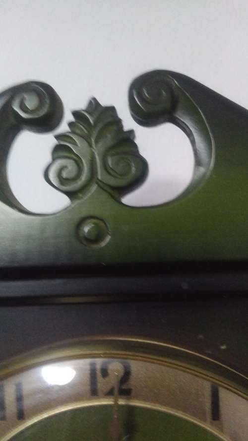 Retro 30 day Green Wall Clock