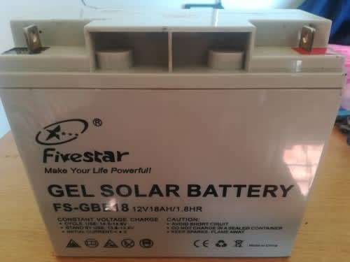Fivestar Gel Battery 12v 18AH
