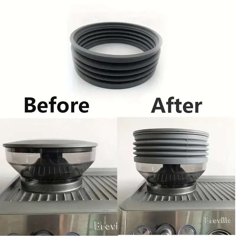 Silicone Bellows For Breville Barista Hoppers for Single Dosing with Low Retention